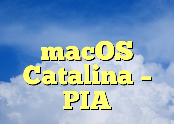 نماد نوار منو در macOS Catalina – PIA