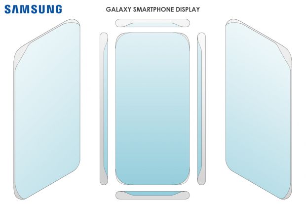 سامسونگ صفحه نمایش را با گوشه های بریده ثبت اختراع می کند